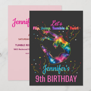 Laten we Springen, Draaien, Salto's en Pirouettes Kaart