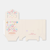 Laten we springen eenhoorns kinderen verjaardag bedankdoosjes (Uitgevouwen)