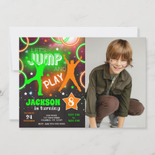 Laten we springen Stuiteren Neon Trampoline Park V Kaart
