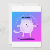 Laten we springen! Uitnodiging (Voorkant)