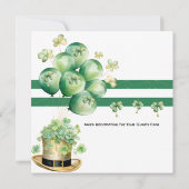 Laten we St. Patrick's Dag vieren  Kaart (Achterkant)