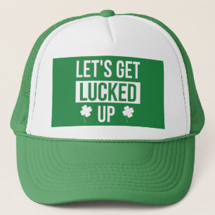 Laten we St. Patrick's Day geluk hebben Trucker Pet