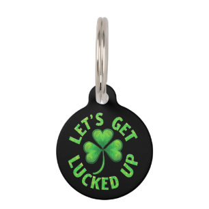 Laten we St. Patrick's Day leuk vinden Huisdierpenning
