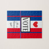 Laten we STEMMEN! Legpuzzel (Horizontaal)