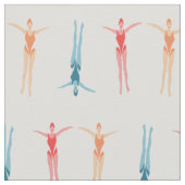 Laten we Swim Stof (Close Up)