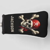 Laten we T - shirts als piraten Golfheadcover (Voorkant)