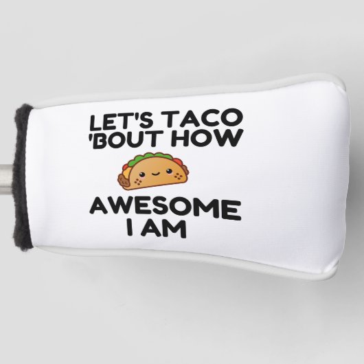 Laten we Taco 'Bout' Golfheadcover (Voorkant)