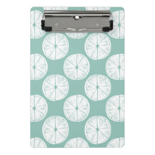 Laten we Taco Over Liefde Blauwgroen Limoen Mini Klembord