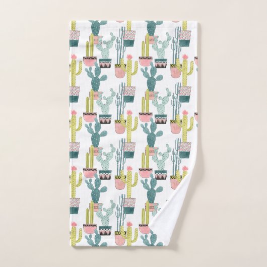 Laten we Taco Over Liefde | Cactus Pattern Bad Handdoek (Handdoek)