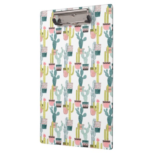 Laten we Taco Over Liefde | Cactus Pattern Klembord (Links)