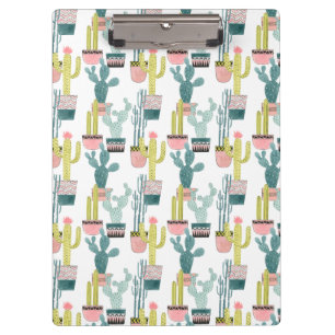 Laten we Taco Over Liefde   Cactus Pattern Klembord