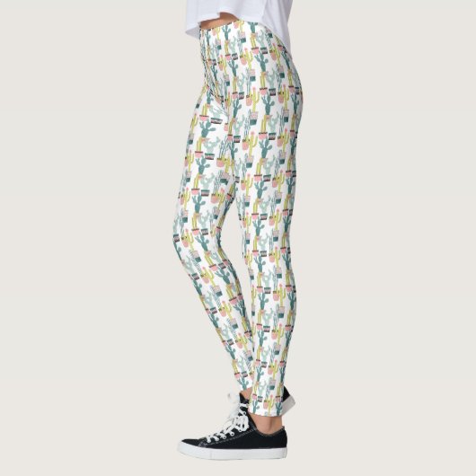Laten we Taco Over Liefde | Cactus Pattern Leggings (Links)