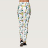 Laten we Taco Over Liefde | Cactus Pattern Leggings (Achterkant)
