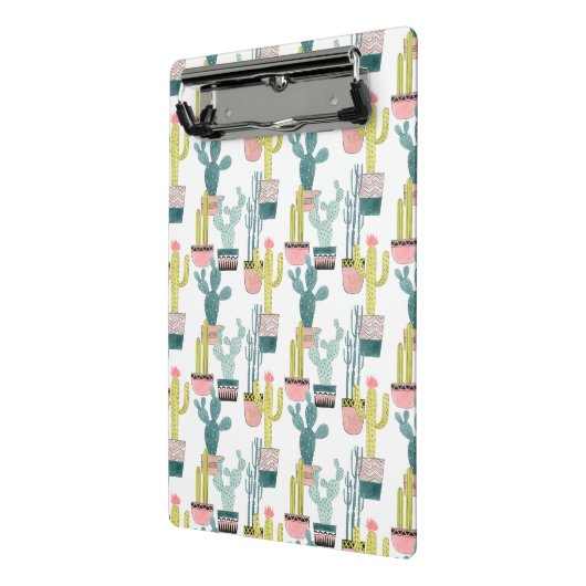Laten we Taco Over Liefde | Cactus Pattern Mini Klembord (Angled2)