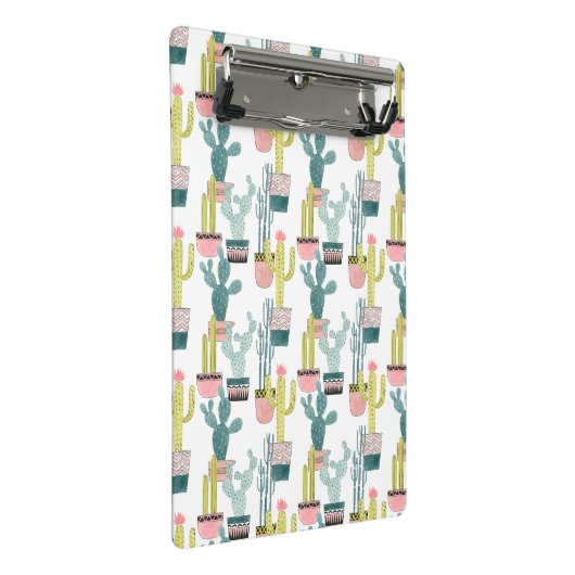 Laten we Taco Over Liefde | Cactus Pattern Mini Klembord (Schuin)