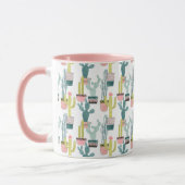 Laten we Taco Over Liefde | Cactus Pattern Mok (Links)