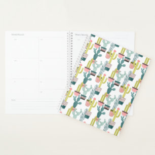 Laten we Taco Over Liefde   Cactus Pattern Planner