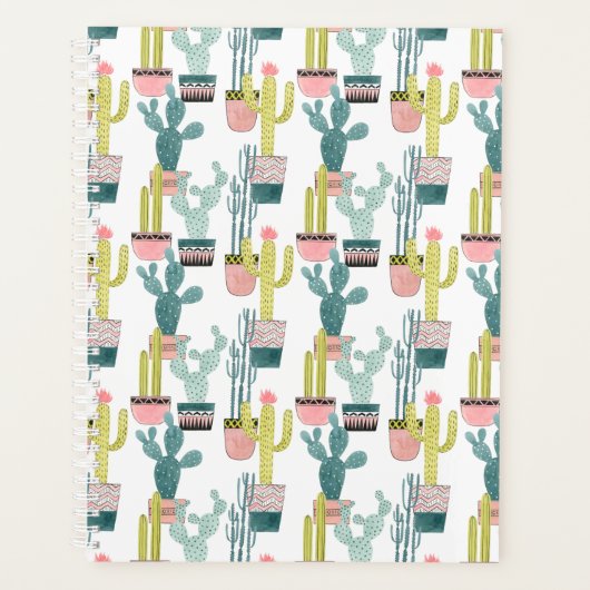 Laten we Taco Over Liefde | Cactus Pattern Planner (Voorkant)