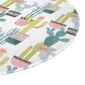 Laten we Taco Over Liefde | Cactus Pattern Snijplank (Hoek)