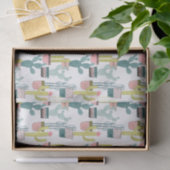 Laten we Taco Over Liefde | Cactus Pattern Tissuepapier (Geschenk)