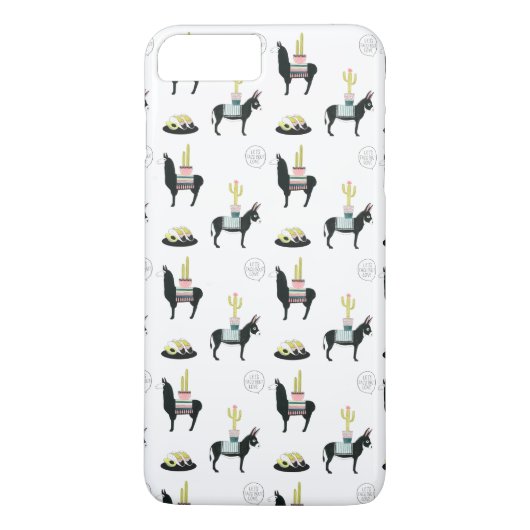 Laten we Taco Over Liefde Case-Mate iPhone Case (Achterkant)