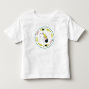 Laten we Taco Over Liefde Cirkel Taco Element Kinder Shirts