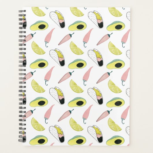 Laten we Taco Over Liefde | Cirkel Taco Element Planner (Voorkant)