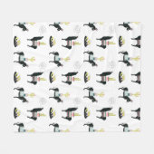 Laten we Taco Over Liefde Fleece Deken (Voorkant (Horizontaal))