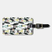 Laten we Taco Over Liefde | Llama en Donkey Patter Bagagelabel (Voorkant horizontaal)