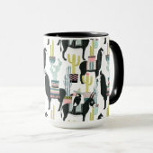 Laten we Taco Over Liefde | Llama en Donkey Patter Mok (Voorkant rechts)