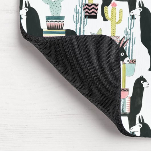 Laten we Taco Over Liefde | Llama en Donkey Patter Muismat (Hoek)