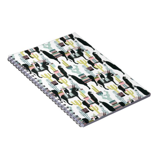 Laten we Taco Over Liefde | Llama en Donkey Patter Notitieboek (Rechterzijde)