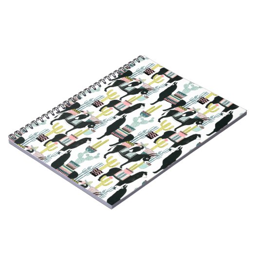 Laten we Taco Over Liefde | Llama en Donkey Patter Notitieboek (Linkerzijde)