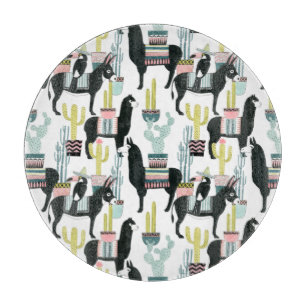 Laten we Taco Over Liefde   Llama en Donkey Patter Snijplank