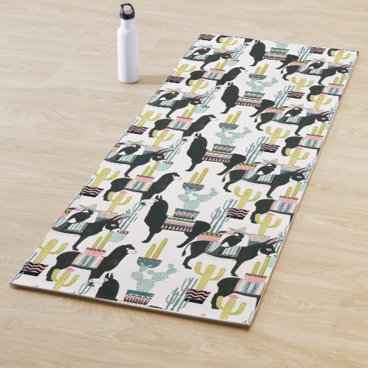 Laten we Taco Over Liefde | Llama en Donkey Patter Yogamat (In situ)