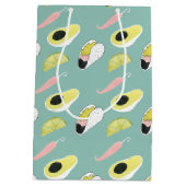 Laten we Taco Over Liefde | Taco Element Pattern Medium Cadeauzakje (Achterkant)