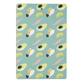 Laten we Taco Over Liefde | Taco Element Pattern Mini Klembord (Achterkant)