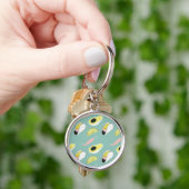 Laten we Taco Over Liefde | Taco Element Pattern Sleutelhanger (Hand)