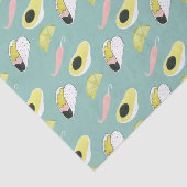 Laten we Taco Over Liefde | Taco Element Pattern Tissuepapier (Detail)