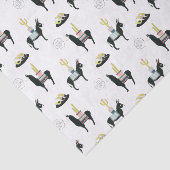 Laten we Taco Over Liefde Tissuepapier (Detail)