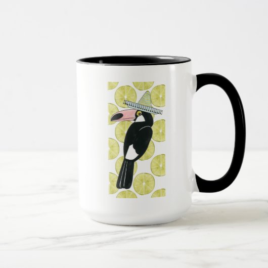 Laten we Taco Over Liefde | Toucan Sombrero Mok (Rechts)