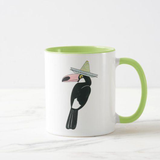 Laten we Taco Over Liefde | Toucan Sombrero Mok (Rechts)