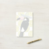 Laten we Taco Over Liefde | Toucan Sombrero Post-it® Notes (Op bureau)