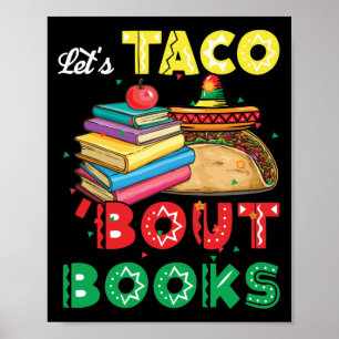Laten we Taco'Bout Boek Lover Cinco de Mayo Poster