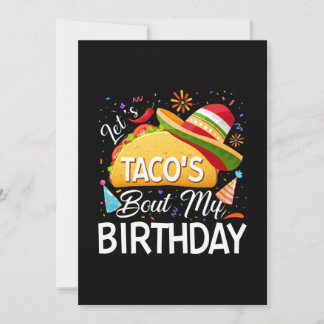 Laten we Taco'Bout My Birthday Cinco de Mayo Tacos Save The Date