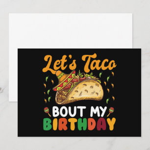 Laten we taco's eten op mijn verjaardagsfeestje Ci Kaart