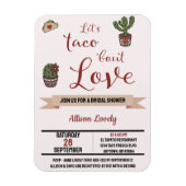 Laten we Taco's houden van het Mexicaanse Theme Vr Magneet (Verticaal)