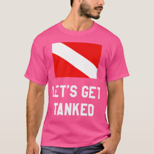 Laten we tanked T-shirt Scuba Funny Diving T Shirt