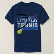 Laten we tennis spelen op hardcourt