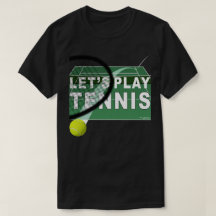 Laten we tennis spelen op hardcourt